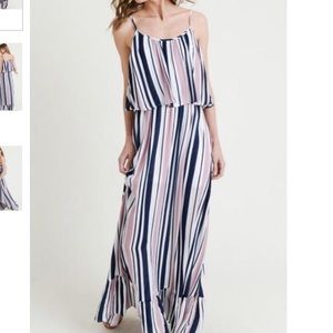 Striped Maxi dress